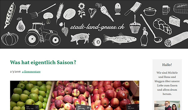 Foodblogs und Rezept-Webseiten