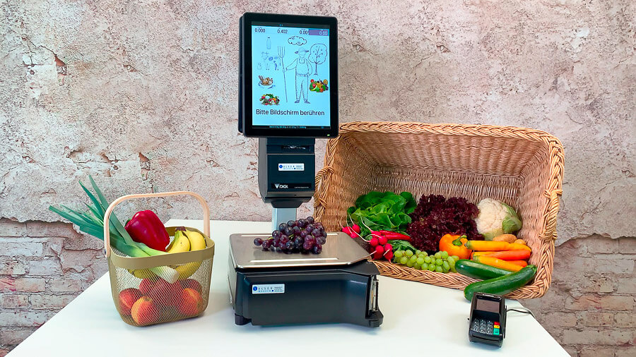 Die passende Kasse und Waage