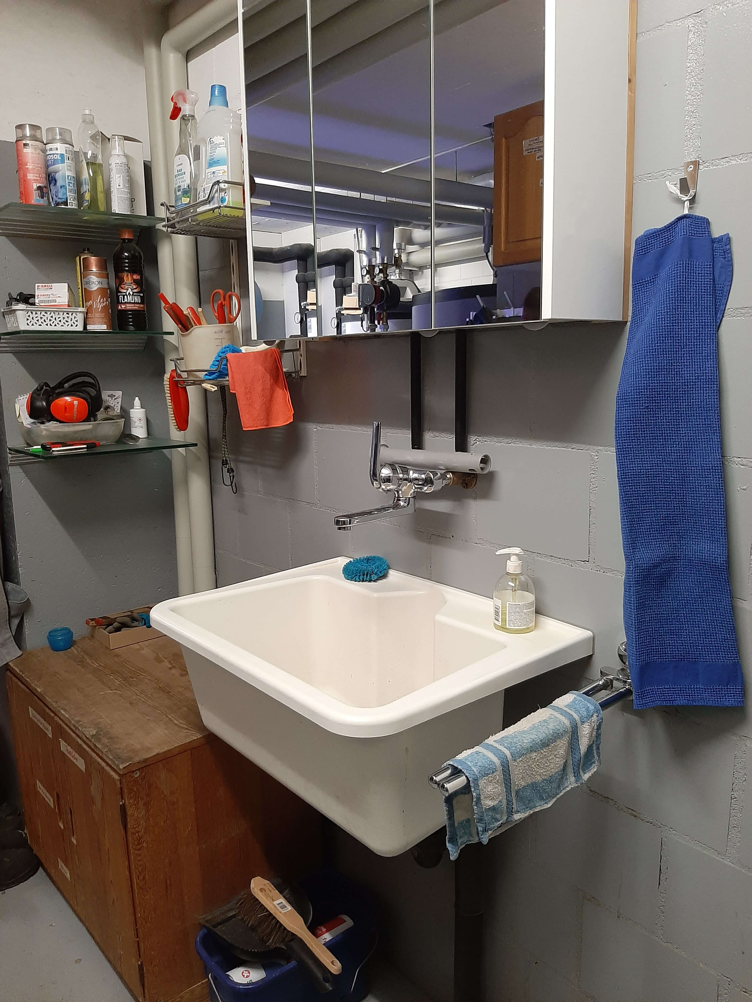 Schmutzig rein, sauber raus dank Schmutzschleuse/Nassraum